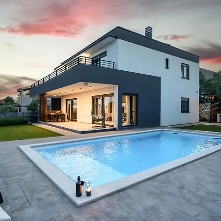 Kali Near Pula For 8 People With Fitness & Sea View - Pet Friendly * Krnica