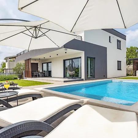 Kali Near Pula For 8 People With Fitness & Sea View Villa